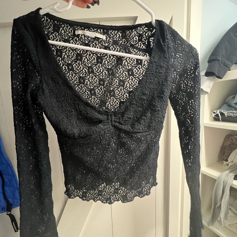 lacy top from urban outfitters